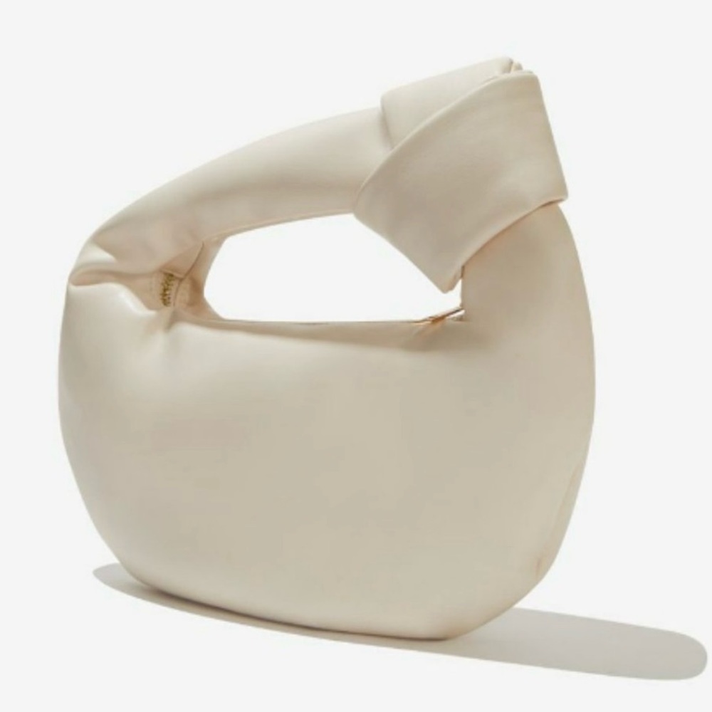 NWT Melie Bianco Alexandra Cream Top Handle Bag (MSRP $60) BENIFITS CHARITY